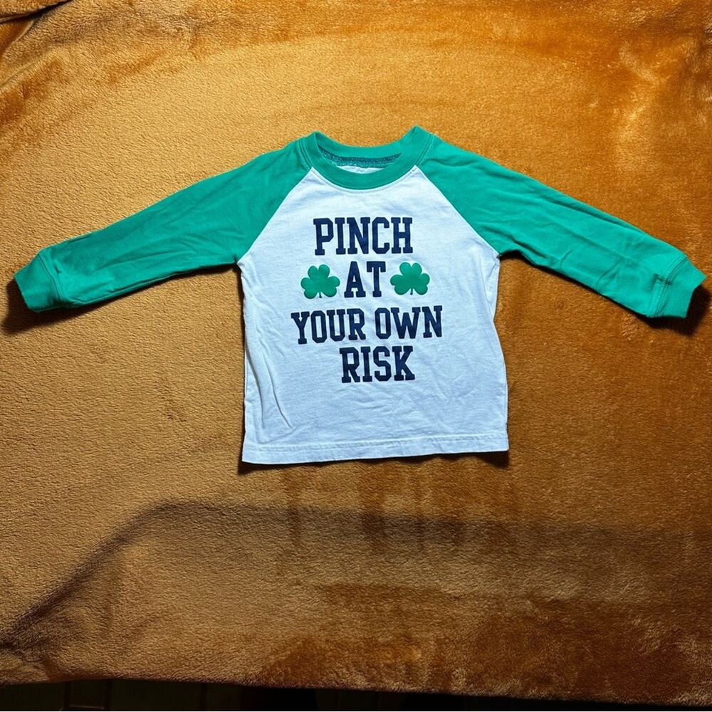Carter’s 18 Months St. Patrick’s Day Pinch At Your Own Risk T-Shirt